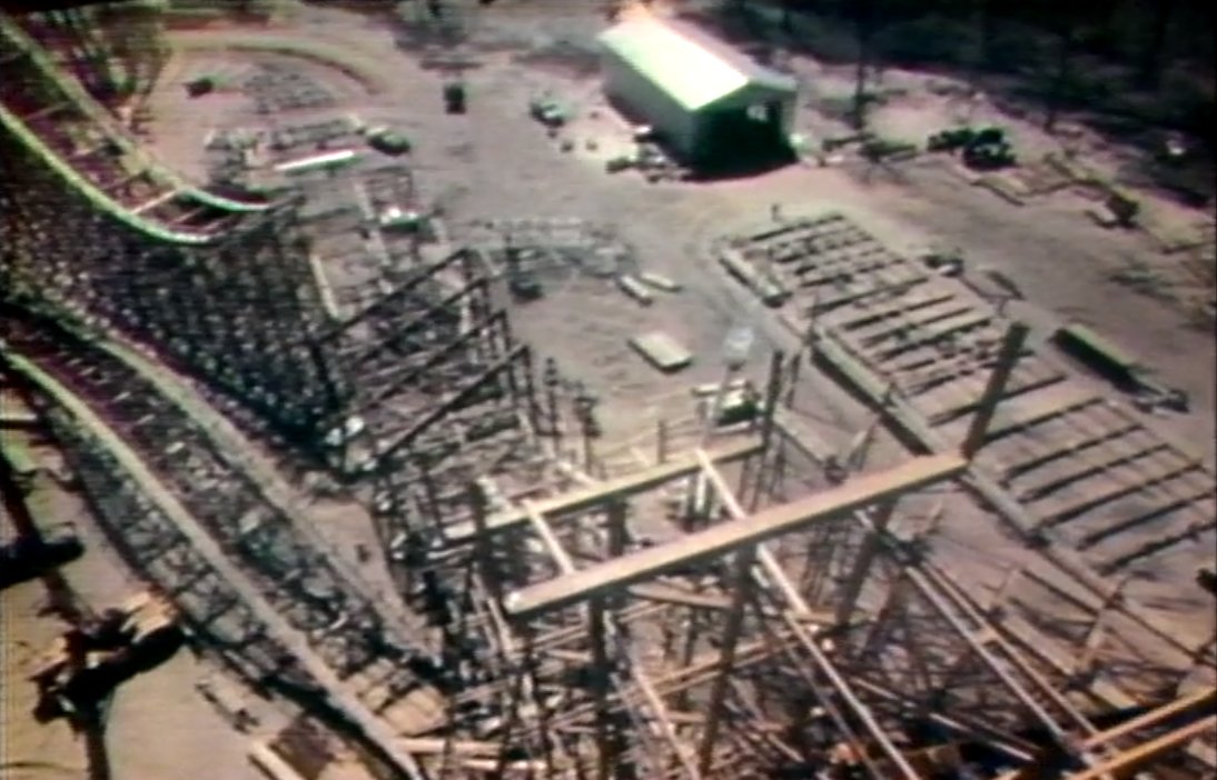 cedarpoint's tweet photo. 59 days until Opening Day! 

Gemini opened in 1978. This is the view from the top of the first hill looking down at the drop while still under construction. For comparison, this is what the view looks like now. #CP150 https://t.co/6qhyKNwFjl