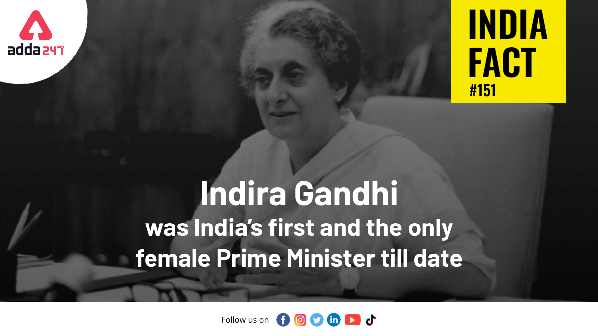 anilnagr's tweet photo. #Indiafact151

Indira Gandhi was India's first and the only female Prime Minister till date. Indira Gandhi was the daughter of Jawaharlal Nehru, the first prime minister of India.

#Facts #Amazingfacts #UnheardFacts #Didyouknowthat #didyouknowfacts #thinkendless #Adda247 https://t.co/piEgRGNk3x