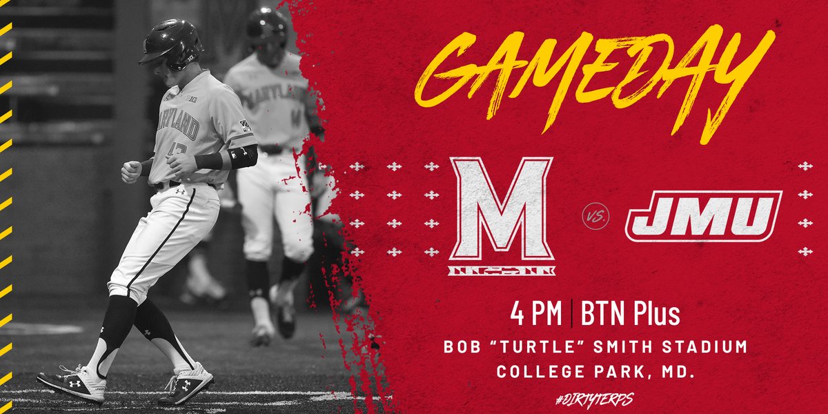 TerpsBaseball's tweet image. Midweek baseball at The Bob!

🆚 James Madison
📍 Bob &quot;Turtle&quot; Smith Stadium
⏰ 4 p.m.
💻 ter.ps/n70
📻 ter.ps/mbn
📊 ter.ps/mdbasestats

#DirtyTerps