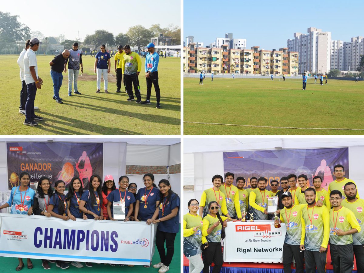 RigelBPO's tweet photo. Glimpse of Ganador 2020! (Cricket league organized by Rigel Networks)
#Ganador2020 #Cricketfever #CricketTournament #CricketChampionship #LifeAtRigel #RigelNetworks https://t.co/UOQKAtOrvB