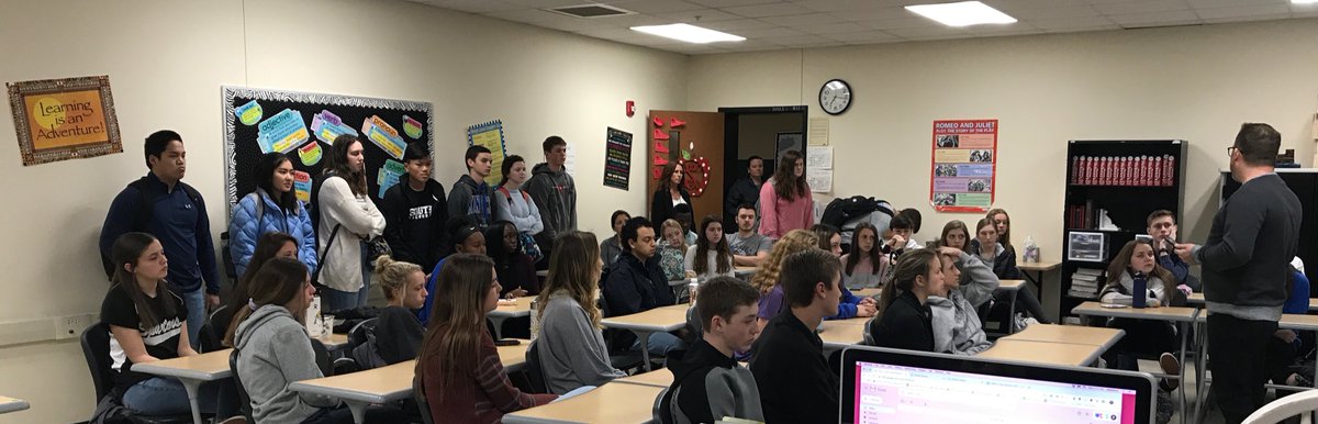 spartansfca's tweet photo. Another great discussion with @MattWillgruber about “Questioning God”!  Standing room only!   And big thanks for the yummy donuts! @SCKYFCA https://t.co/hI93HCCsbI