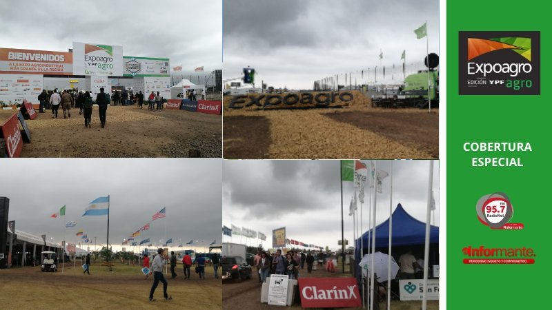 #Día2 de #Expoagro2020

A pesar de la lluvia la mayor muestra del agro y la industria abre sus puertas en el Predio Ferial y Autódromo San Nicolás Ciudad. En el día en el que se cumplen 12 años de la Resolución 125 de retenciones móviles y se anuncia una Asamblea de Productores.