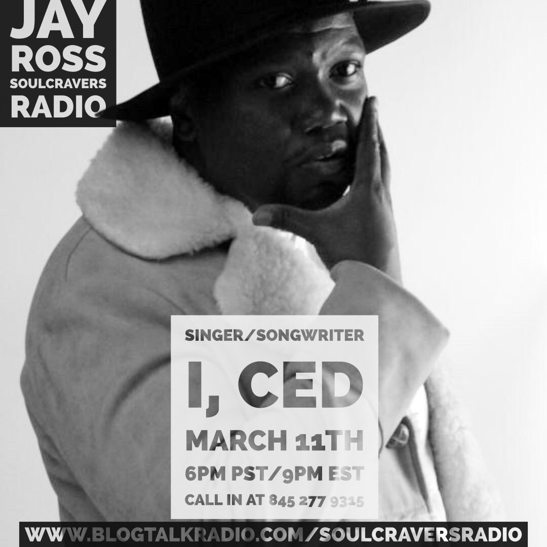 Soulcraver76's tweet photo. TODAY ITS GOING DOWN
AT A SPECIAL TIME AND DAY
SINGER/SONGWRITER @i_ced I,CED
WILL BE ON https://t.co/NGuteXH0Yj
ON WEDNESDAY MARCH 11TH AT 6PM PST/9PM EST
#jayross #soulcraversradio #podcast #ICED https://t.co/XkvRQFYdlH