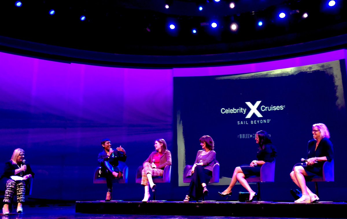 KelleeSetGo's tweet photo. For #IWD2020 and w/t FIRST ALL FEMALE CREW, I was invited to speak on the Change Makers Panel w/ other incredible women on the @CelebrityEdge moderated by @CelebrityCruises first female CEO @LisaLutoffPerlo #BridgeTheGap #KelleeSetGo #CelebrityCruises #CelebrityEdge #sponsored https://t.co/pjnFSeqPIc