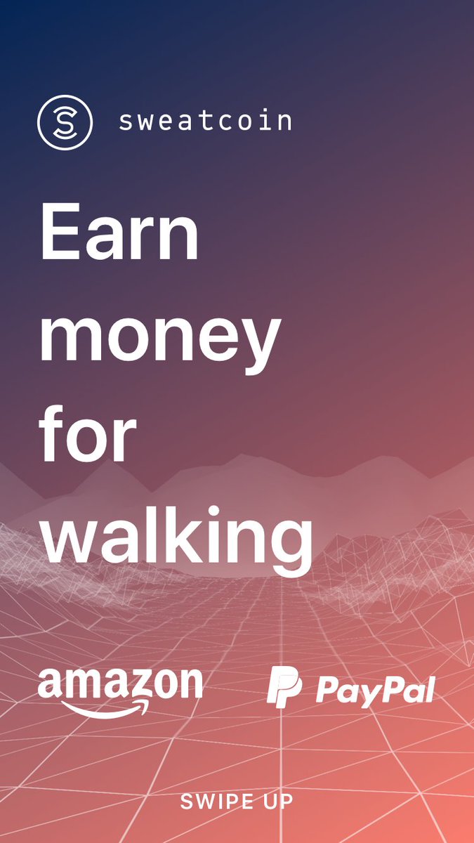 sweatco.in/i/matt238385 Check out this free app 👆 It pays to walk!