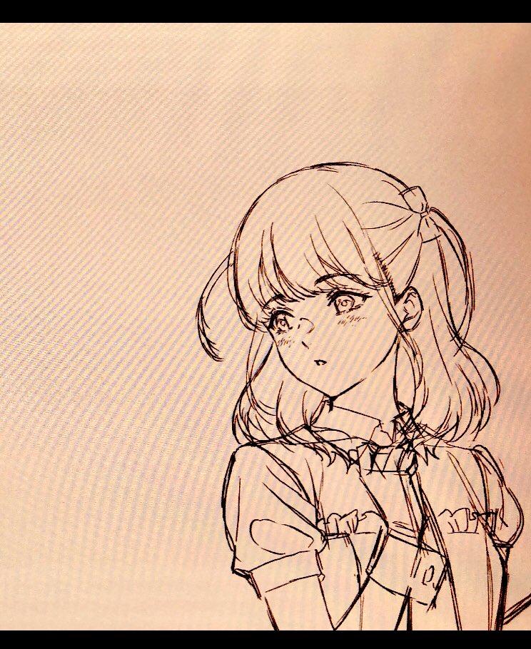 「ジャケット進捗報告の際のラフ画像出てきた。
清書で良くも悪くも変わってますが、B」|下谷智之のイラスト