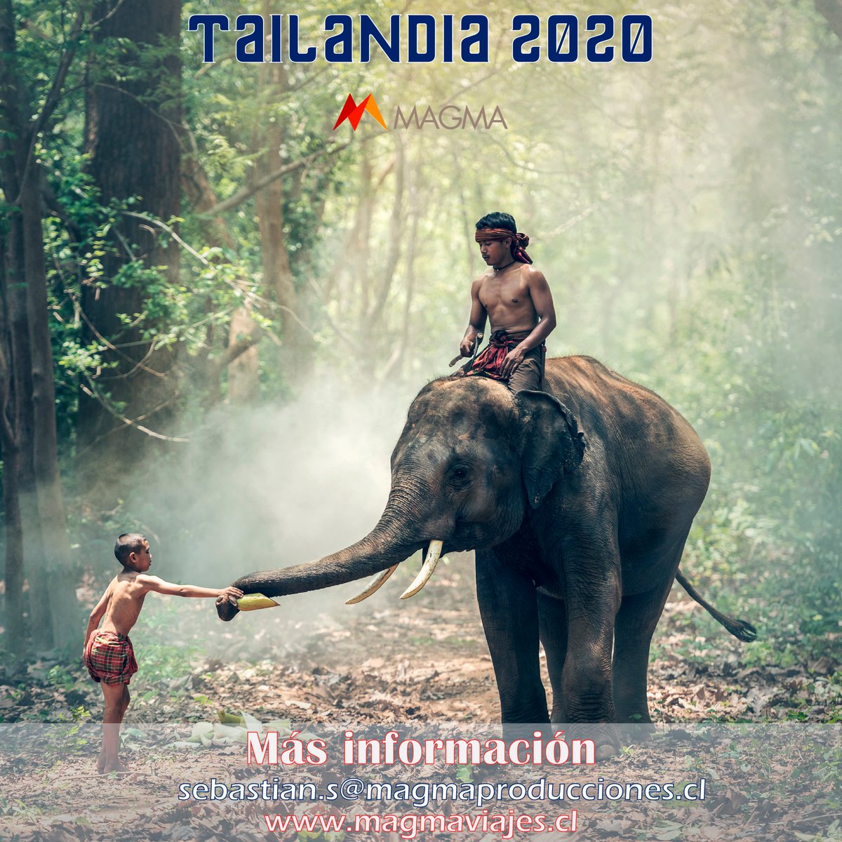 Dentro de nuestro viaje a #Tailandia 🇹🇭 visitaremos elefantes 🐘 y mucho más!
Deja tu correo para más información o escríbenos a sebastian.s@magmaproducciones.cl +56982996911 (wtp)
#thaifex #cocineroschilenos #chilenosviajeros #emprendedoreschilenos #cocinachilena
