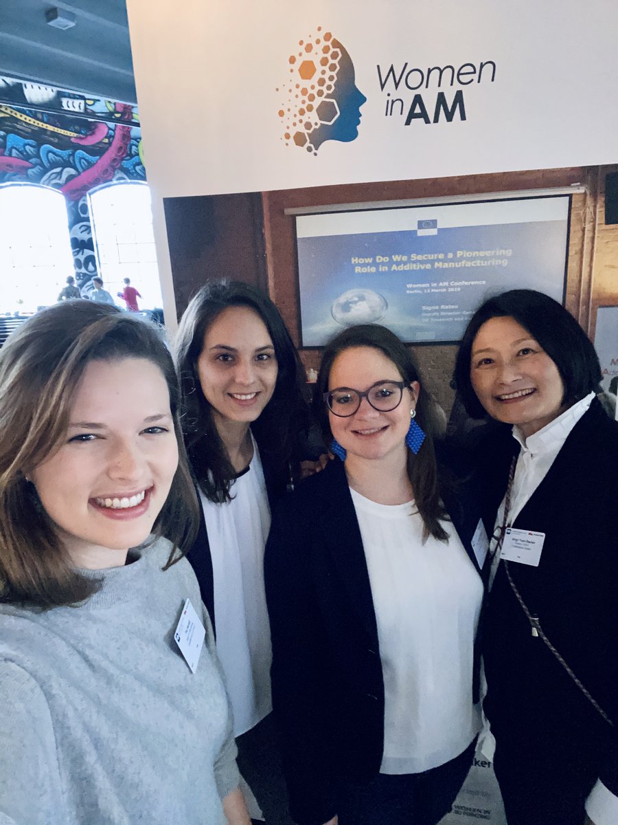 WeAreDyeMansion's tweet photo. Our #DyeMädels had a good time at the Women in AM Forum in Berlin discussing about our industry. Thanks to @IPM_Network and @MgA_Ger for the great event. Today we continue with the Additive Manufacturing Forum Berlin!
#womeninAM #womeninbusiness #3Dprinting #amforum20 https://t.co/ShKGEjUPps