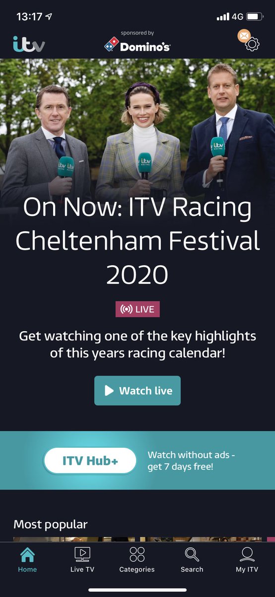 iamblondie's tweet photo. @ITV don’t advertise this wanky barbaric shit on the top of my app. Is there anyway to filter your programmes which don’t include cruelty to animals showing on my feed? https://t.co/U2LlaIz6Nt