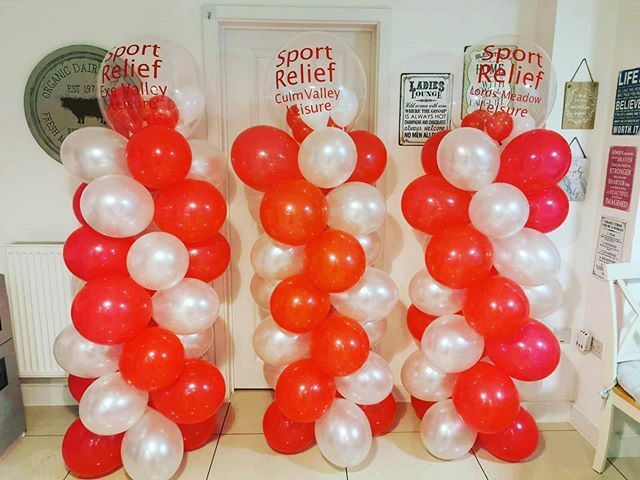 Look at our fabulous balloon displays kindly donated  by @cover_with_love_events to promote our Sports relief week. 
Dont forget we have donation pots and a donation button on our FB post. 
If you are at a centre today, please help with our cross site di… ift.tt/38HJjRt