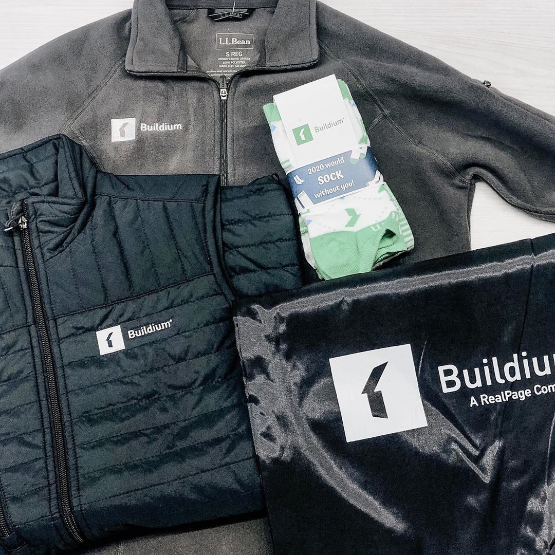 cmlitster's tweet photo. It wouldn’t be a @Buildium bash without some awesome #swag! All part of #BuildiumLife 💯 https://t.co/7xB1pyqUQQ