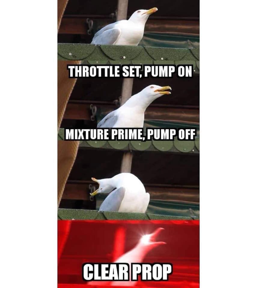 TailwindsEDU's tweet photo. Happy hump day, let's go fly......CLEAR PROP! #Aviationhumor #CLEARPROP #FlyTailwinds #Pilot #AVGeek #Pilot #PhiladelphiaFlightSchool#photooftheday #memeoftheday #plane #Cessna #wordsofwisdom #goodvibes #inspire #potd #funny #meme #memes #lol #funnymemes #memesdaily #hilarious https://t.co/pSpBkvRoY2