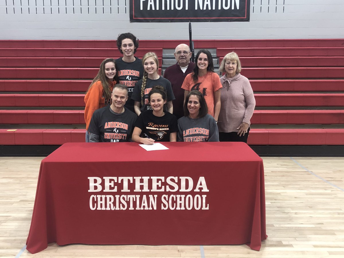 BCS_Patriots's tweet photo. Congratulations to Hannah Caes on signing to play soccer at @AthleticsAU next year! https://t.co/mCryjHi5mX