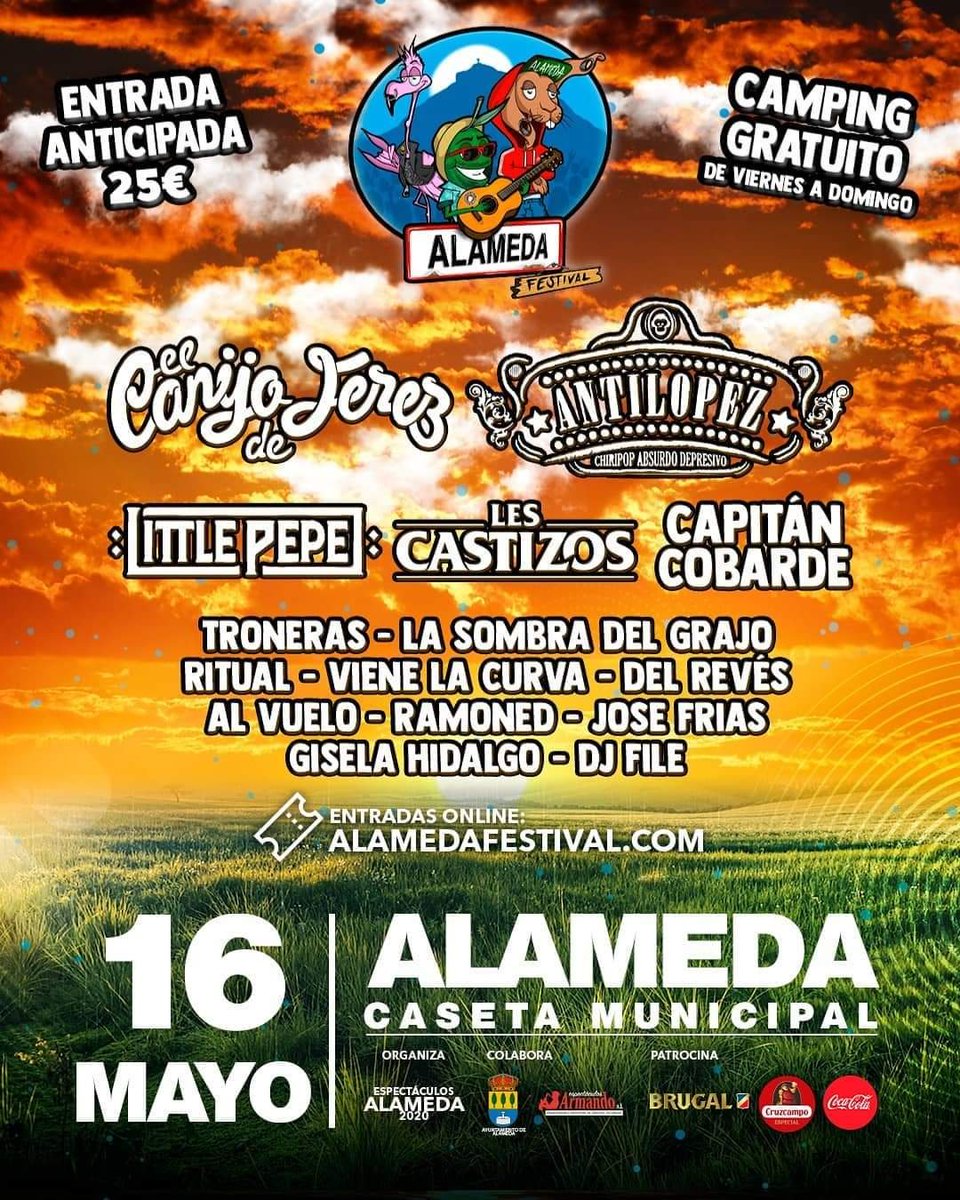 Espectáculos Armando (@espect_armando) on Twitter photo ¡Cartelazo a la vista! 👏👏👏 El <a href="/AlamedaFestival/">Alameda Festival</a> apuesta por música de calidad de diferentes estilos para que disfrutes al máximo.🔝🔝🔝🔝
¡Anota bien la fecha! ✍ ¡Te esperamos el 16 de #mayo! 😁😁 ¡Cartelazo a la vista! 👏👏👏 El <a href="/AlamedaFestival/">Alameda Festival</a> apuesta por música de calidad de diferentes estilos para que disfrutes al máximo.🔝🔝🔝🔝
¡Anota bien la fecha! ✍ ¡Te esperamos el 16 de #mayo! 😁😁