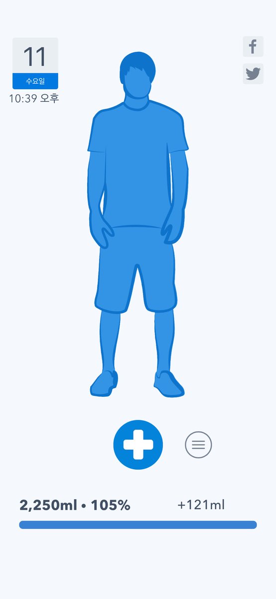 #WaterMinder 에서 개인 목표의 105%를 방금 달성했습니다!