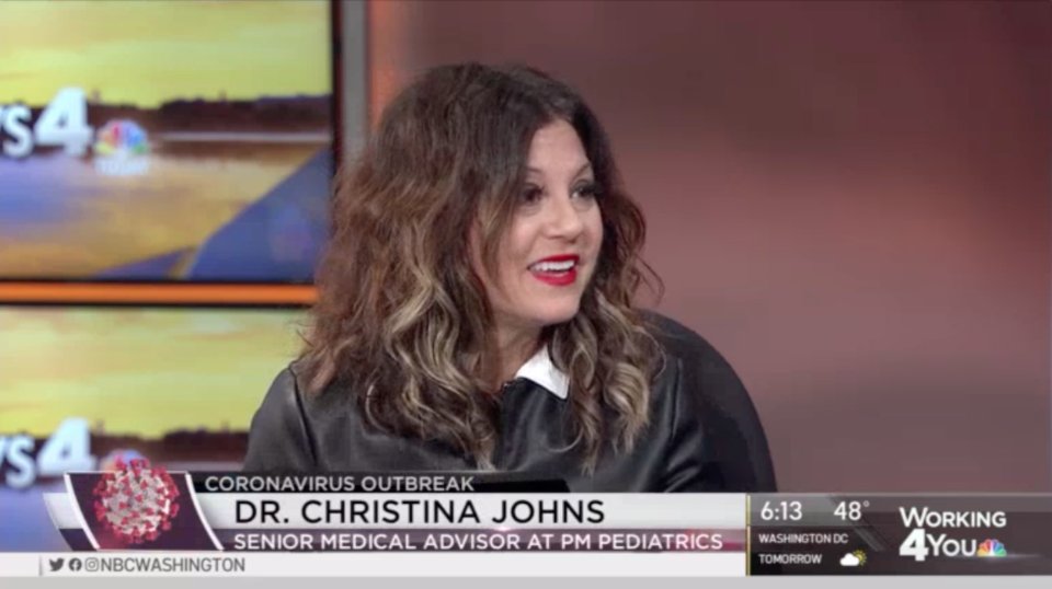 Austin_Williams's tweet photo. #AWclient @pmpeds and @DrCJohns talking #FactsNotFear about #conronavirus on @nbcwashington this morning. Did you know they also offer #Telemedicine via the PMPAnywhere app? https://t.co/iIKfjnbwoy https://t.co/h0mW9uVCkN