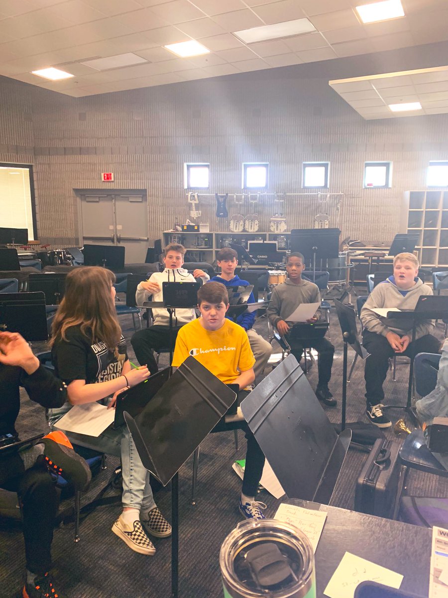 New view for the hour <a href="/MacBayMS/">Macatawa Bay Middle School</a>  🎶 These kids are extraordinary as they masterfully construct major and minor scales 🎼