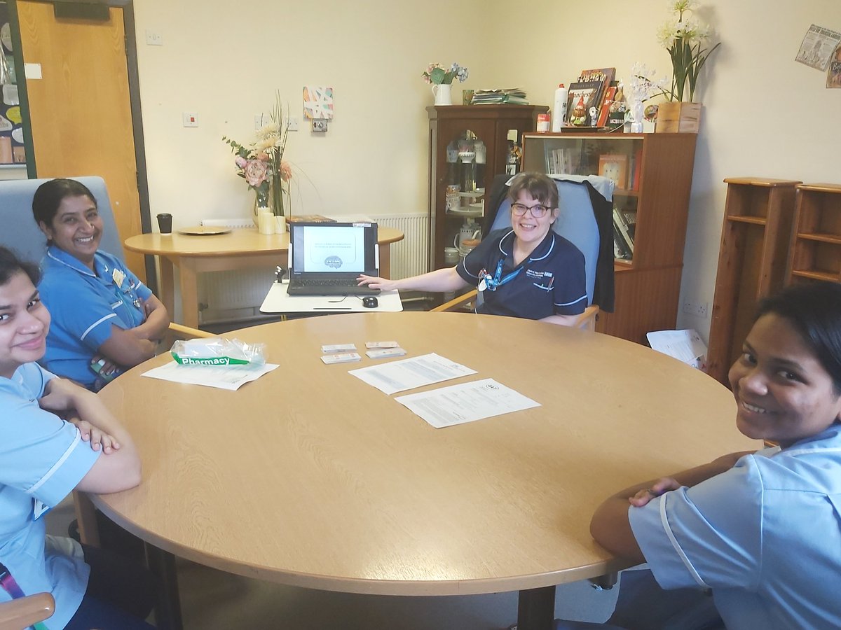 KeriFurniss's tweet photo. Updating our staff on the importance of Delirium. National Delirium Day @2Tdau @traffordementia @lozalangio https://t.co/r99oGzHKb4