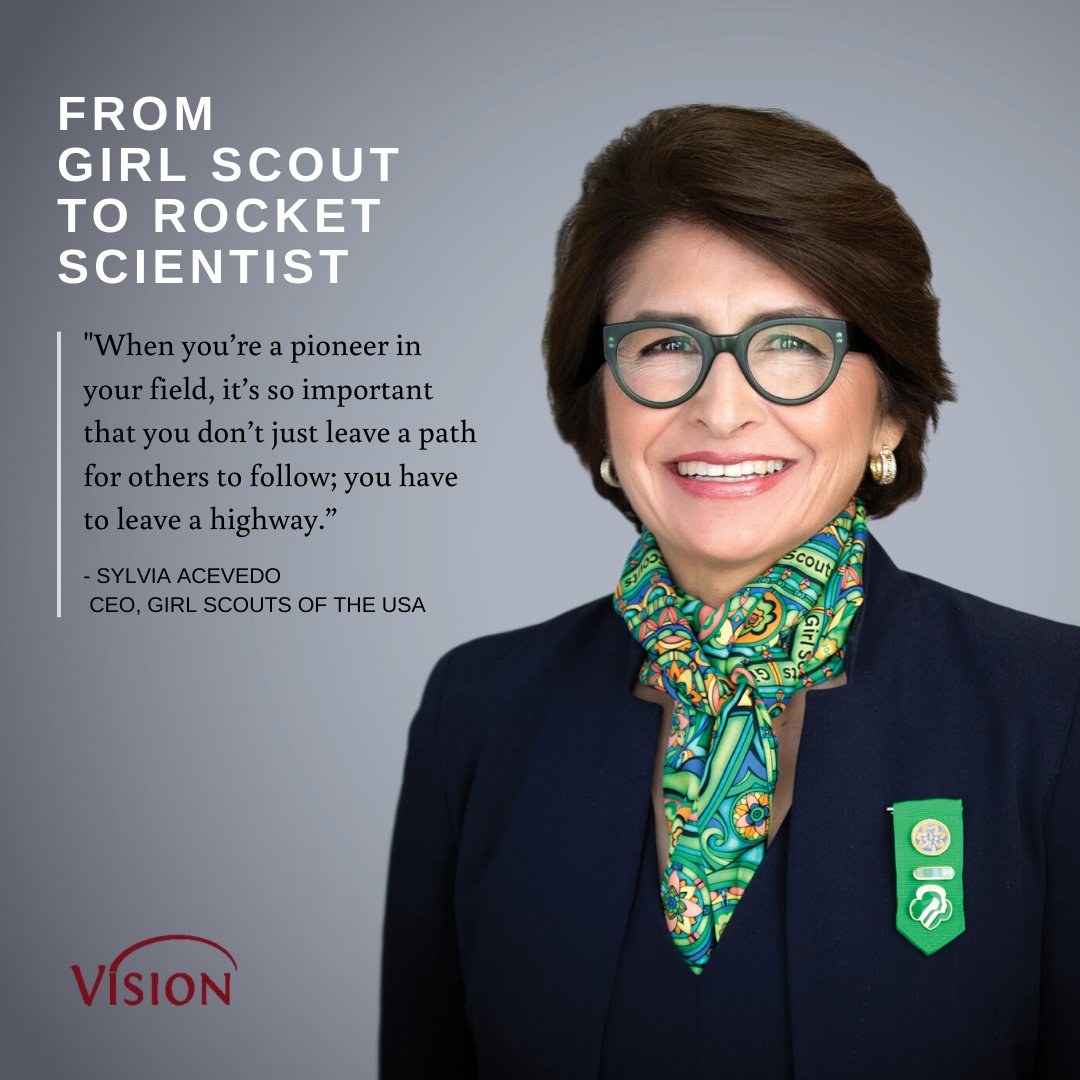 raquel_tamez's tweet image. March is #WomensHistoryMonth &amp;amp; its all about honoring women like @SylviaAcevedo. A fierce advocate of @SHPE Sylvia started her career at @NASA &amp;amp; now serves as the CEO of @GirlScouts. Check out what she’s doing for young women &amp;amp; #HispanicsinSTEM: bit.ly/SylviaAcevedo #SHPE