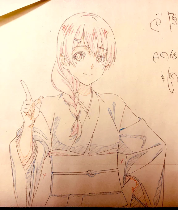 4月からの食戟のソーマもよろしくお願いしますっ!
三枚目は海の向こうで必死に寝ないで考えて描いてボツになった神ノ皿のキービジュラフ 