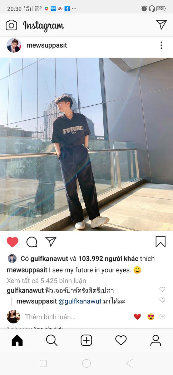 Heybiblee1005's tweet photo. P’Mew update IG
🐼 : “Anh nhìn thấy tương lai của mình trong mắt em ☺️”
————
Awwwww chuẩn bị có thính rồi https://t.co/DyKu843fne