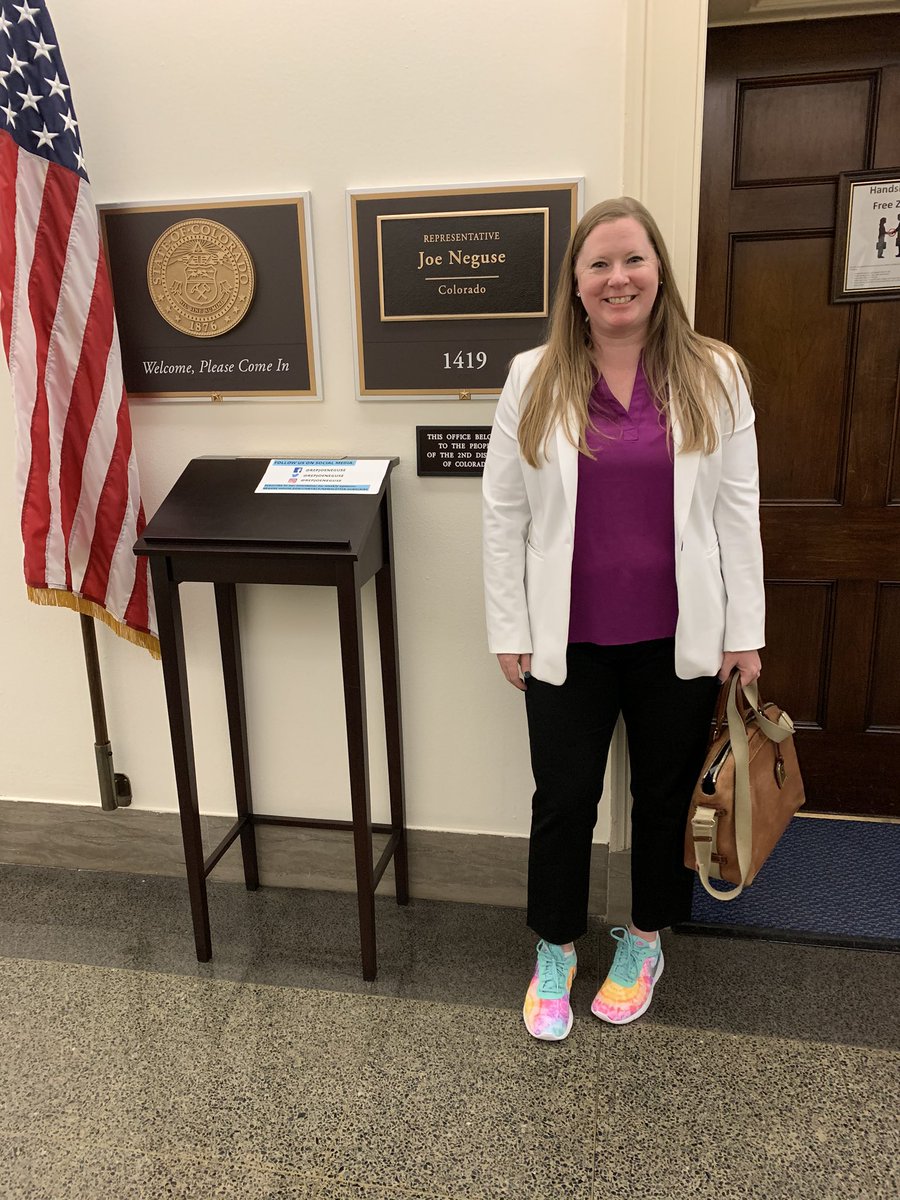 @RepJoeNeguse stopped by my local Representative’s office today to advocate for quality #HealthEd & #PhysEd & to encourage him to support #MoreTitleIV - I will be here all day if you’re available to meet! #SHAPEAdvocacy #SPEAKOutDay #LovelandCO @SHAPE_America @SHAPE_Colorado