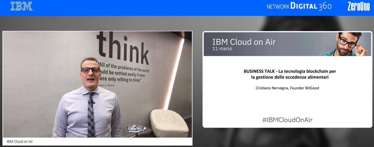 ZeroUnoWeb's tweet image. #DeepLab ha partecipato al programma #startup con @IBMItalia: il risultato è #BitGood, un progetto molto interessante per ridurre gli sprechi alimentari. #CristianoNervegna 
#IBMCloudOnAir #StartIBMCloud