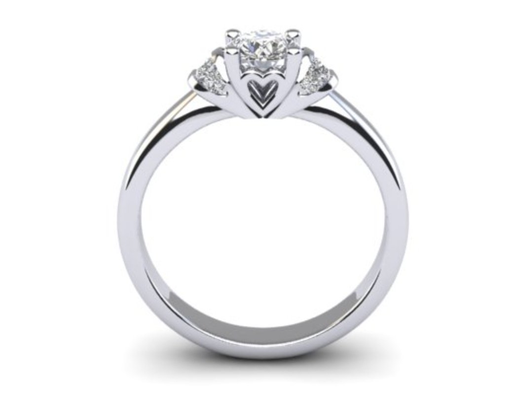 This rapturous ring can be customised with your choice of diamond colour &amp; clarity. 

Prefer yellow-gold? You can change precious metals too. Not a diamond fan? You can even choose different stones.

Simply select your options and size: 

ow.ly/RhWz50yGPd2