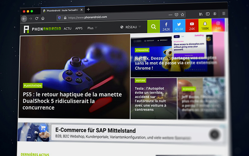phonandroid's tweet photo. Firefox 74 est disponible au téléchargement : voici la liste des nouveautés >
https://t.co/zK2jdd2KxT #Firefox74 @mozilla https://t.co/6L9Sr9Mblo