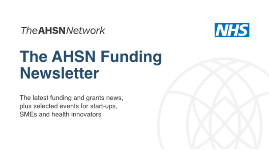 Ldn_ICHP's tweet photo. Are you looking a healthcare start-up, SME or innovator looking for funding and grant opportunities? Check out the latest @AHSNNetwork funding newsletter here: https://t.co/vF6qpziy1h https://t.co/zYiO2hTvSm