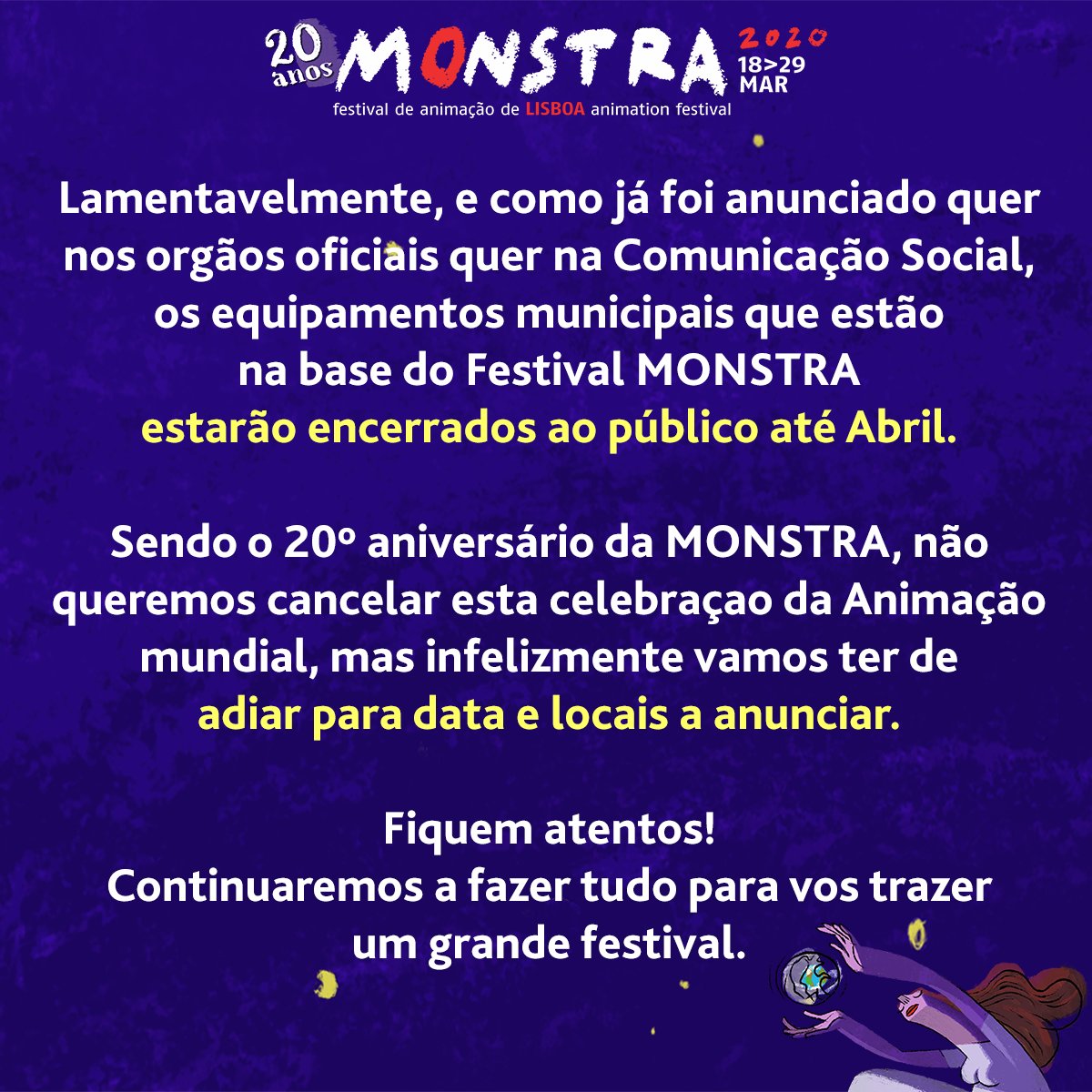 FestivalMonstra's tweet photo. #Monstra2020 https://t.co/1Jo6Ru5KTr