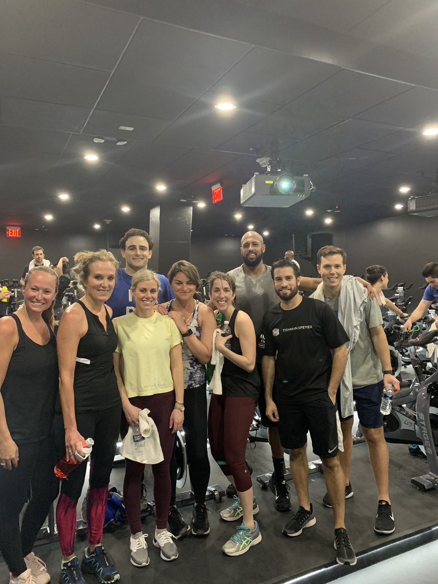 BYNDfit's tweet photo. Thanks to the DC team  @tishmanspeyer for joining us in a test ride in our immersive studio! Loved having you and hopefully you loved it too! https://t.co/7dkZ6zcZH3