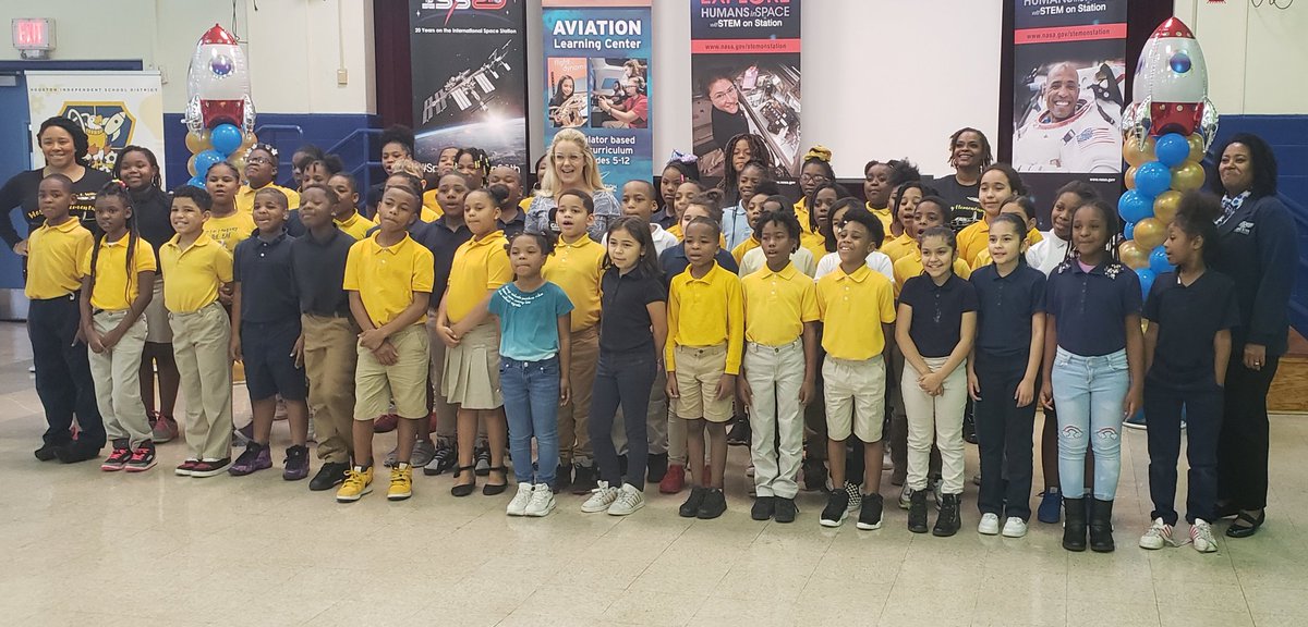 NtrovertedX06's tweet photo. We are here volunteering for Aviation Day at Wesley ES here in Houston, TX! We are excited to serve these amazing scholars in exploring various opportunities in STEM and  aviation! #NASAatHISD #BeAnAstronaut #NASASTEM https://t.co/FHoCPM65g5