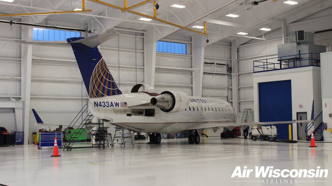 airwisconsin's tweet photo. The National Aviation Academy Career Fair is a great chance to learn how we can help you meet your career goals. Our bases are located at @ATWairport, @DAY_IntlAirport, @MitchellAirport, and @CAEAirport. Stop by our booth today to learn more! #wingmenwanted #apmechanic @NAAedu https://t.co/lD80ovhX8v