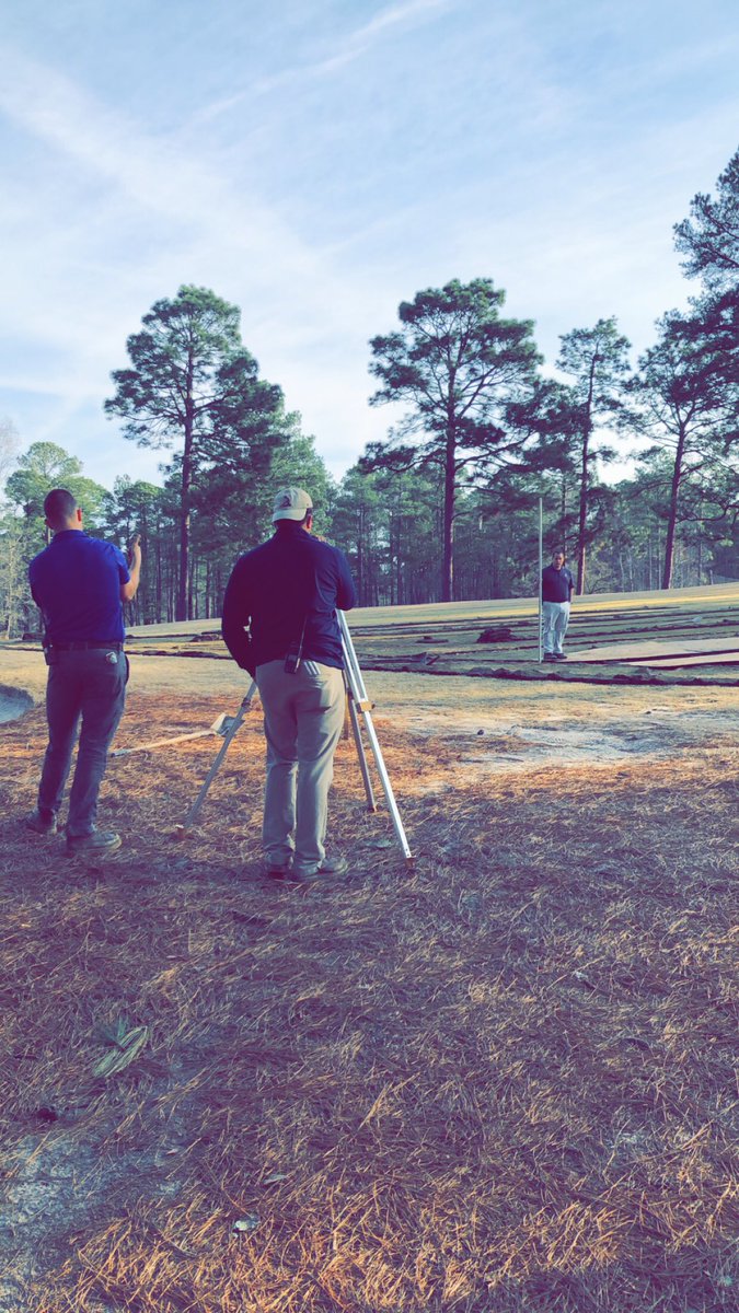 dalton_parham99's tweet image. Getting some hands on learning this morning as we install some much needed drainage on hole no. 1 #mycarolinasmorning