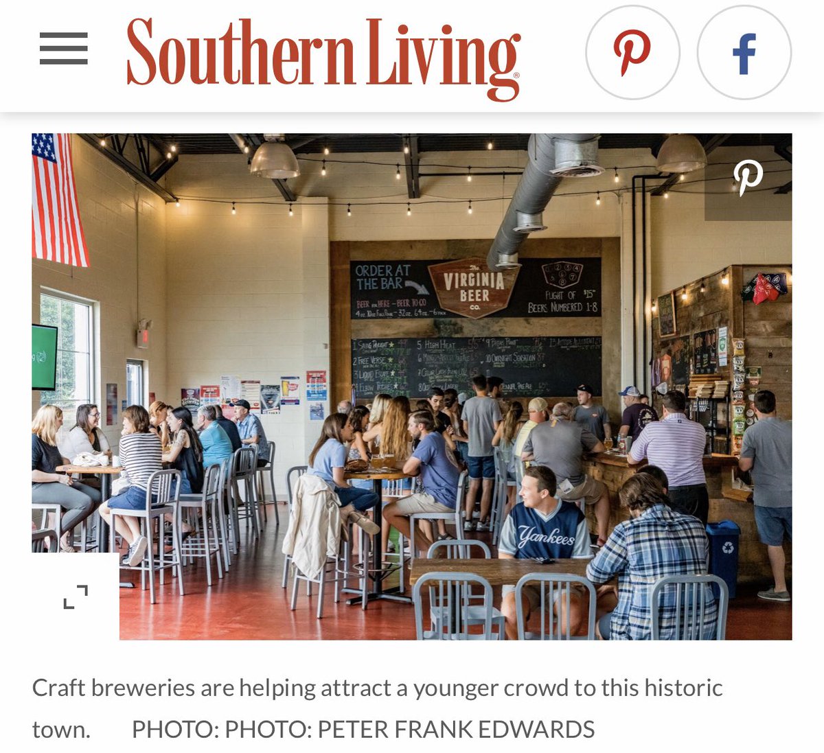VirginiaBeerCo's tweet photo. ๐ฏ article in @Southern_Living about what makes Williamsburg, Virginia such a ๐ฏ place to live, brew, and play...
...and weโre very proud to be one of those many reasons to @VisitWmbg!
๐ https://t.co/myR9XhelQ0
#LoveWhereYouLive
#FindYourFunWMBG
#VisitWilliamsburg https://t.co/cQrVuWcwr3
