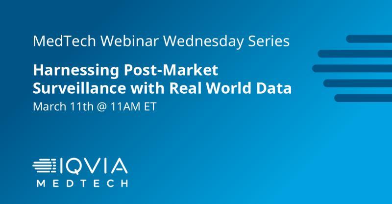IQVIA_global's tweet photo. What #realworlddata is needed to meet the increased post-market surveillance needs of the EU MDD, EU MDR, and EU IVDR? Find out in today's @IQVIA_MedTech webinar starting in 1 HOUR: https://t.co/ypFOxWvn1w #IQVIAMedTech https://t.co/HdN5px1NDP