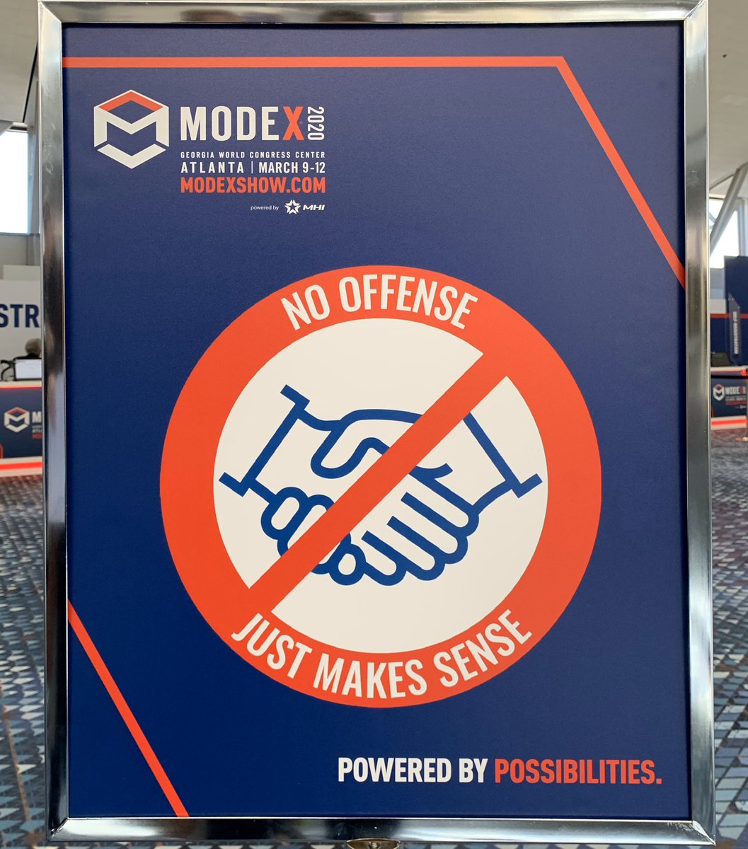 PalletAlliance's tweet photo. #MODEX2020 is still going strong. We’re all perfecting the elbow bump. #PalletAlliance #palletmanagement #palletlogistics #smartpallets #IoT https://t.co/xaTBDHlP2w