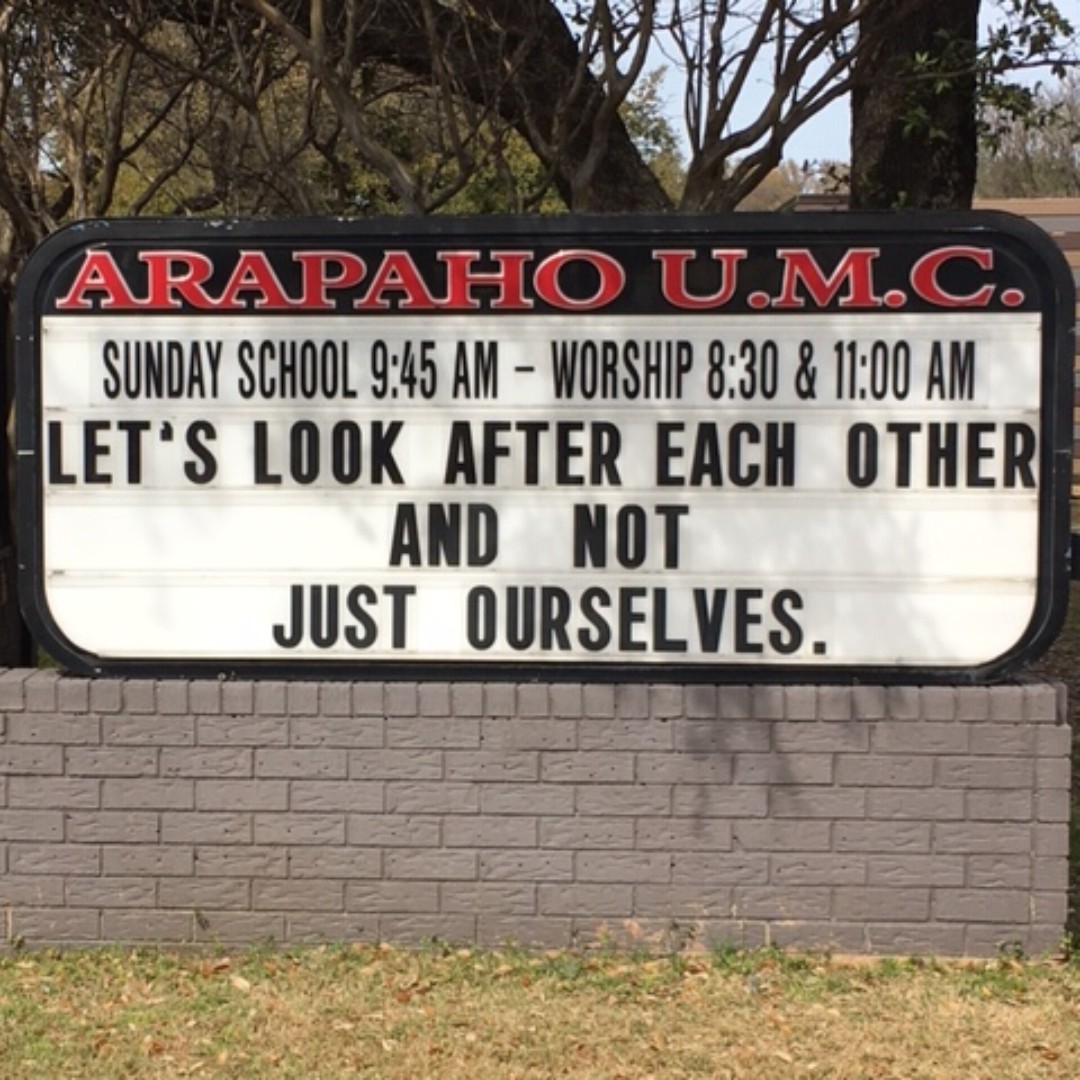 In this anxious time, let’s not forget our responsibility to care for the well-being of everyone and not just ourselves.