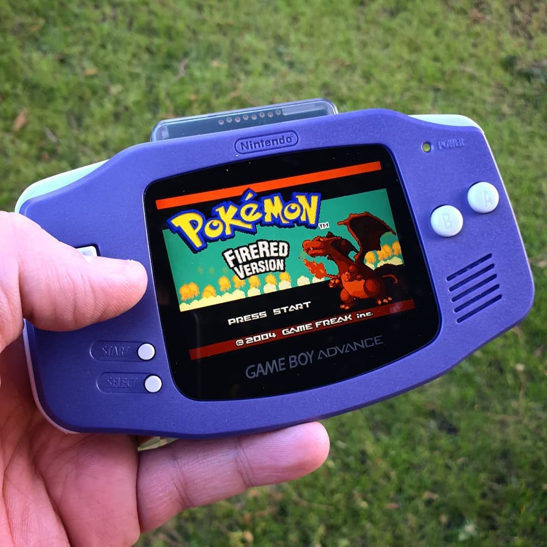 Game Boy Advance GBA roxo indigo original