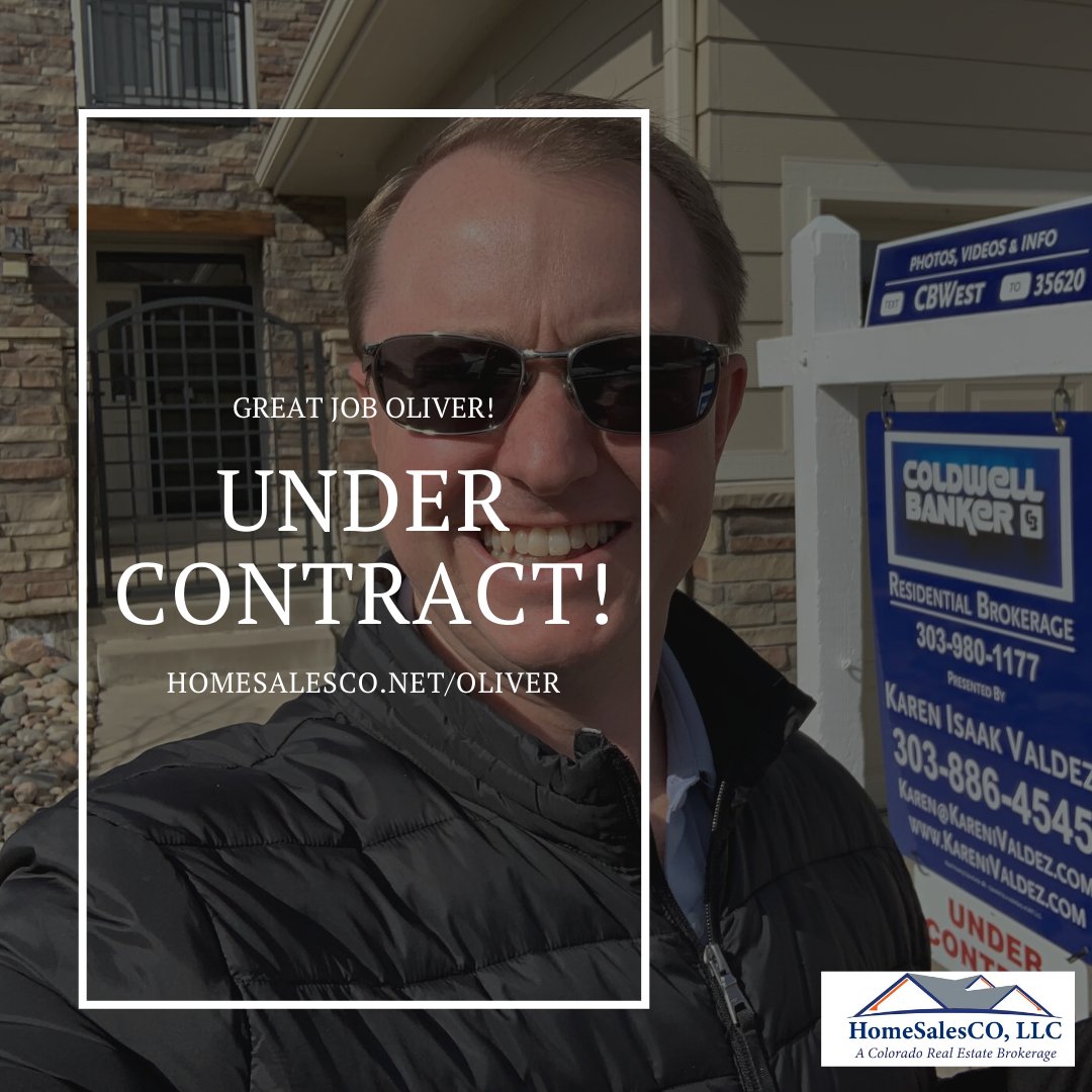 BairdRealtyCO's tweet photo. 🔑Another one under contract!🔑

Contact #TheBiardTeam to get started today!👍

#HomeSalesCO #DenverCO #Denverhomes #Coloradohomes #Mountainhomes #5280homes #denversbest #realestatedenver #coloradoliving #denverproperties #homebuying https://t.co/HERBK2yMrp