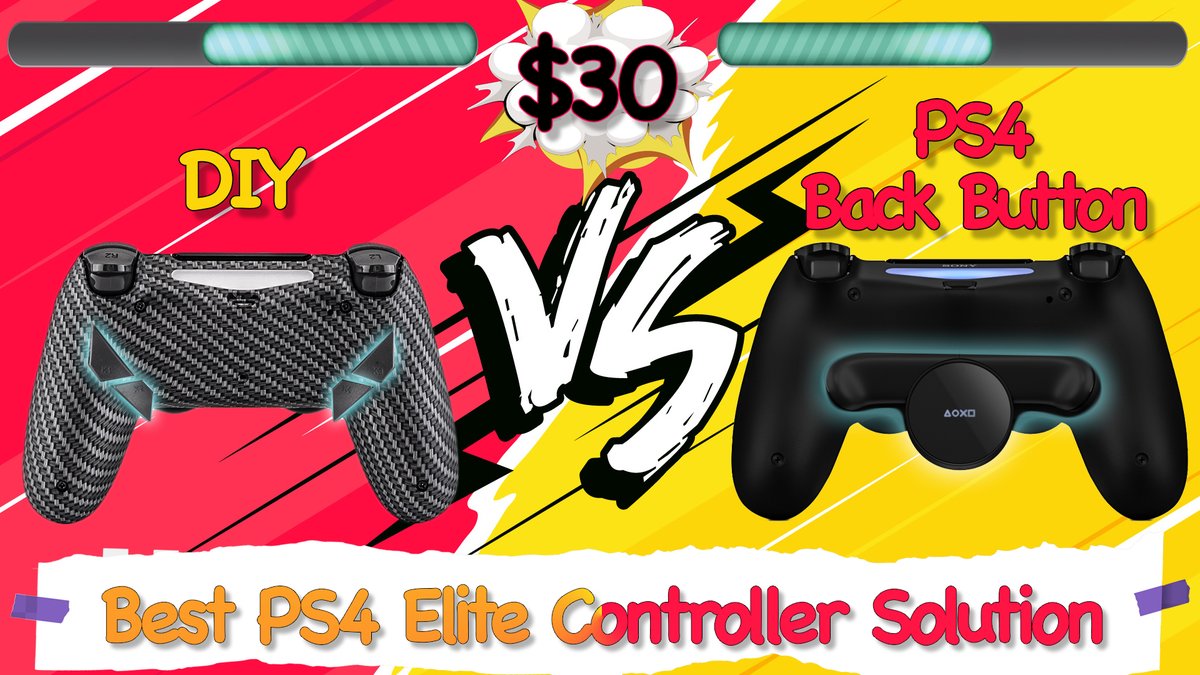 $30 DIY PS4 Elite Controller! vs PS4 Back Button! youtu.be/zPZosHHn0NA