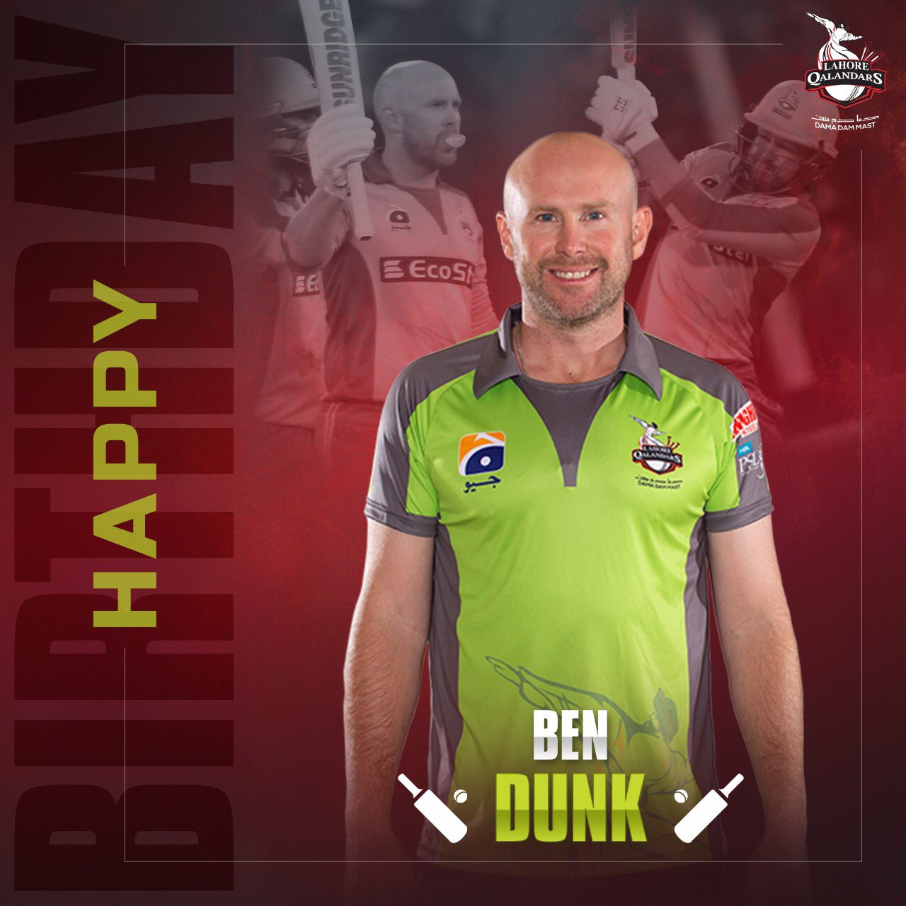 Happy Birthday Ben Dunk Bubble Master 