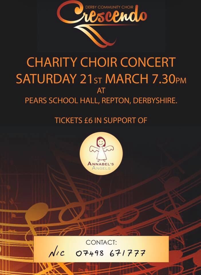 <gulp> sharing because this is for an amazing #charity @AnnabelsAngels bit also a little shy because I’m part of the choir! 🎶 we have a limited number of tickets left in our new venue 😮 <a href="/ReptonSchool/">Repton School</a> #pearschool info below 👇 - oh and there will be 🧁☕️ 😉