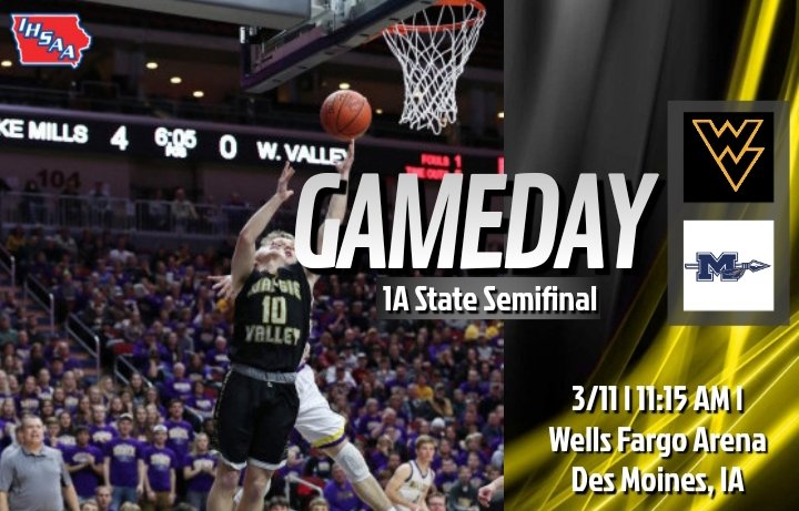 WapsieAthletics's tweet photo. Down to the final four! A championship berth is within reach!
π Boys Basketball
π IHSAA 1A State Semifinal
π @MonteBravesBB
π Wells Fargo Arena
π Des Moines, IA
π 2:00 PM Tip-Off
π« $10
π» @Watch_IHSSN https://t.co/O0FVgn6NVT
π» @KWAYWaverly 99.3 FM
#Wapsie #WVBB #State20 https://t.co/lbVQrZjsPr
