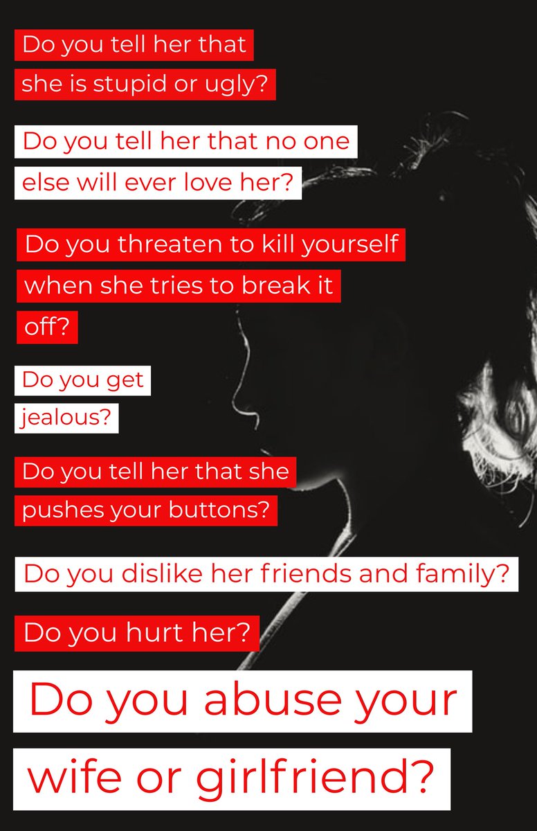 Let’s start aiming our messages at abusive men and force them to reflect 

I’m sick of seeing campaigns aimed at women.