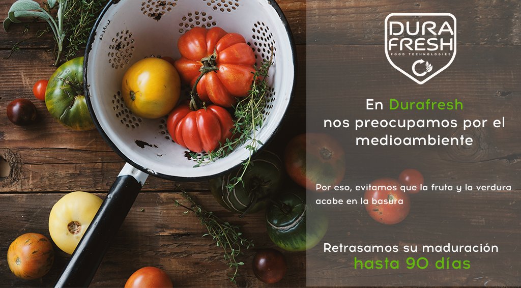 DURAFRESH2's tweet photo. Por un mundo más sano 🌎💚
Evita tirar tanta comida a la basura con #Durafresh 🍐🥦 Eliminamos el etileno que desprende la fruta y verdura y alargamos su vida hasta 90 días en la nevera 📅 
👉https://t.co/1f7oM8mgeG

#vegan #vegetarian #vidasana #realfood #ecofriendly https://t.co/2yMHGx2Xme