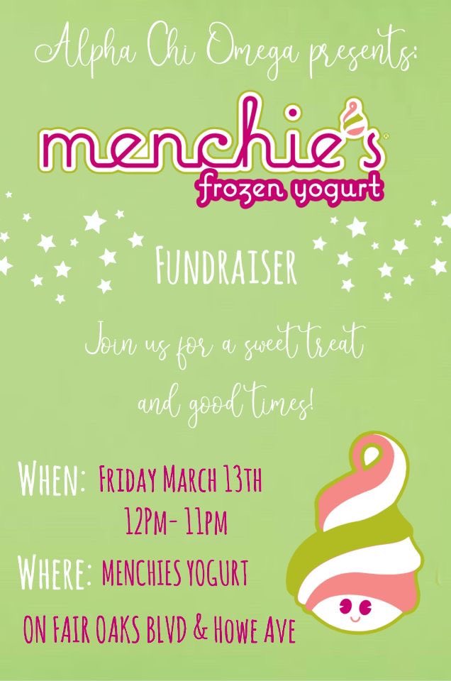 What’s scarier than Friday the 13th? 🤔💀

Not going to Menchies on Friday to support Alpha Chi’s fundraiser 🍦🍨
#andthatsonfundraisers #yummy