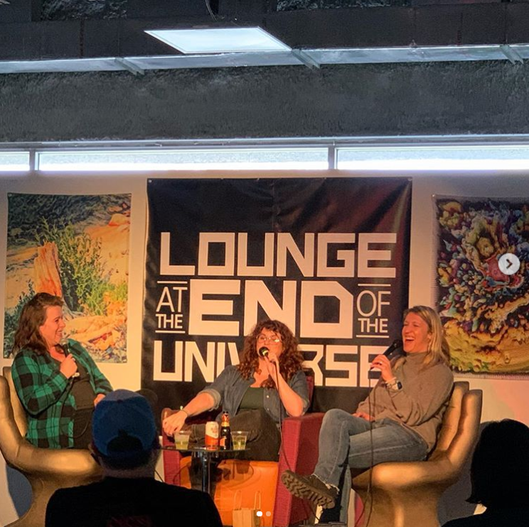 Lady2LadyComedy's tweet photo. This week the ladies are Live from Boise! Get a recap on the an all-you-can-eat sushi contest they had there, and find out some interesting facts about Leonardo DiCaprio. #ladytolady #comedypodcast #podcast #boisecomedy https://t.co/lBPXErWHn7