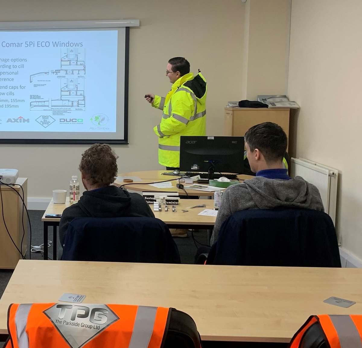 Supporting Comar customers in our Training Academy based at our Surrey HQ.

Training at the TPG Academy enables our Technical team to share their expertise and knowledge of fabricating and installation our systems.

#aluminium #fabricators   #training  #technicaltraining ✍️